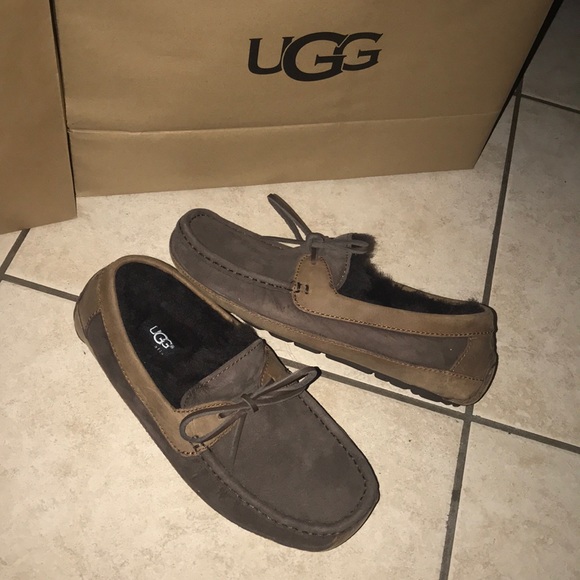 Mens UGG Chocolate Brown Slippers #7 - Picture 4 of 8